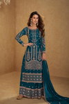 Hirni By Gulkayra Chinon Wholesale Readymade Plazzo Suits Suppliers In Mumbai
